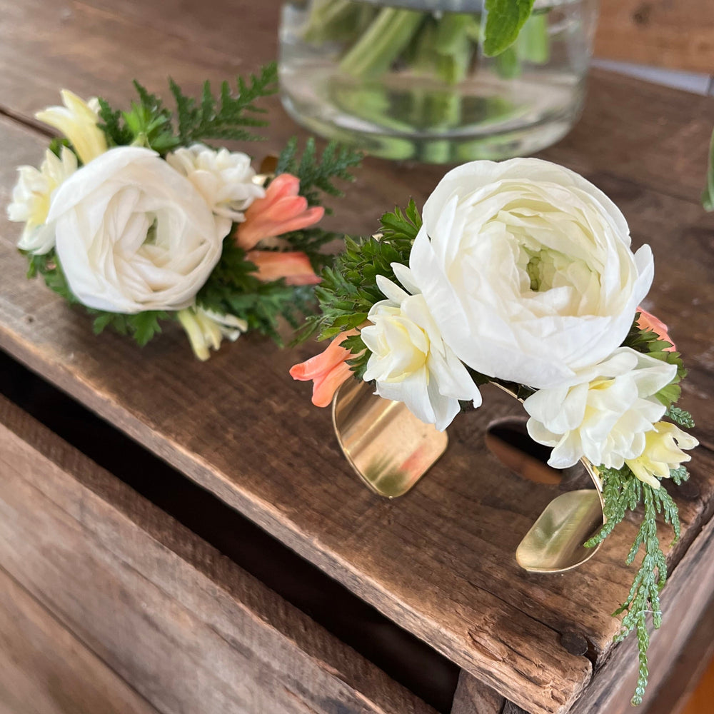 
                  
                    wrist corsage
                  
                