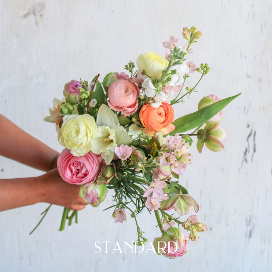 
                  
                    Mother’s Day Wrapped Bouquet – Soft Spring Blush
                  
                